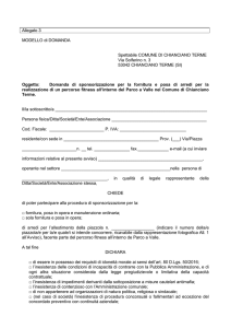 Domanda word (editabile) - Comune di Chianciano Terme