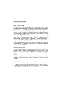 Storia delle dottrine morali
