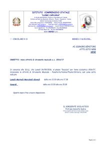N 13 inizio attività strumento musicale