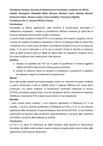 Oscillazioni forzate e tecniche di disostruzione bronchiale in pazienti