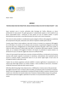 analisi interculturale in autisti di mezzi pesanti.