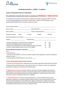 scheda allegata - Sive Formazione