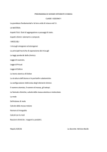 prima -y - chimica