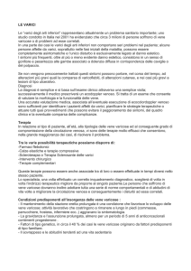 LE VARICI DEGLI ARTI INFERIORI.