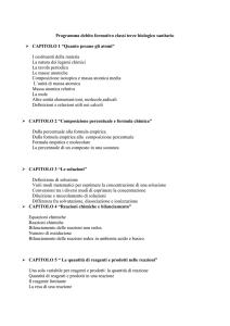 Programma debito formativo classi terze biologico sanitario