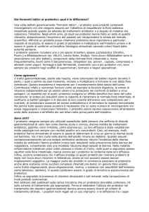 Dai fermenti lattici ai probiotici: qual è la differenza? Una volta