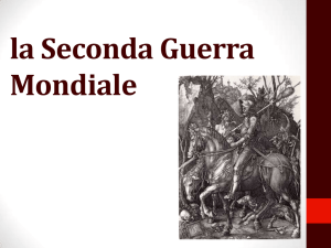 La Seconda Guerra Mondiale