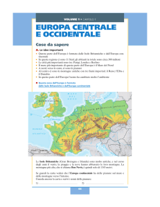 Europa centrale e occidentale - Zanichelli