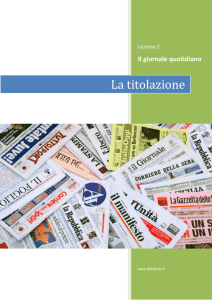 quotidiano 2 titolazione