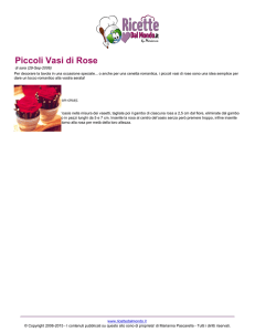 Piccoli Vasi di Rose