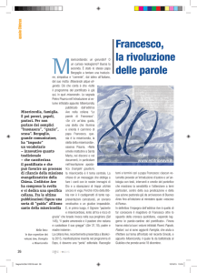 Francesco, la rivoluzione delle parole