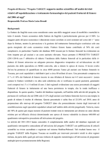 Progetto TARGET: supporto medico scientifico all`analisi dei dati