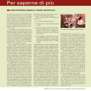 Insufficienza renale e rene artificiale