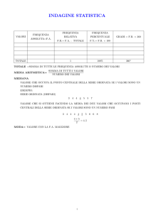 indagine statistica - CPIA