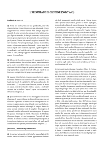L`ARCONTATO DI CLISTENE (508/7 A.C.)