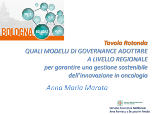 Anna Maria Marata, Coordinatore della Commissione regionale del