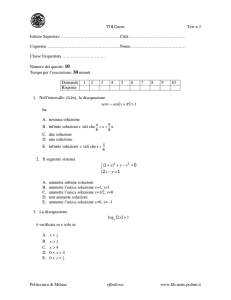 π xsen senx ha A. nessuna soluzione B. infinite - effediesse