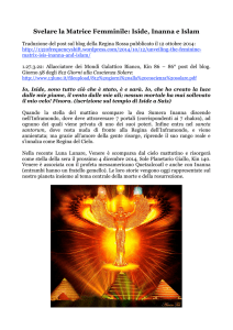 Svelare la Matrice Femminile: Iside, Inanna e Islam