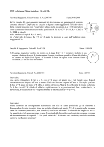 4) Un circuito RL può generare transienti di alta tensione da