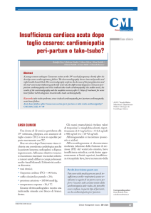 cardiomiopatia peri-partum o tako