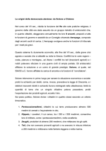 Le origini della democrazia ateniese: da Solone a