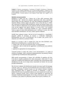 Statistica non-parametrica