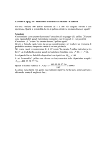 Esercizio 1.8 pag. 45 – Probabilità e statistica II edizione