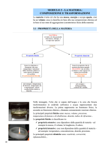 modulo 3 - la materia: composizione e