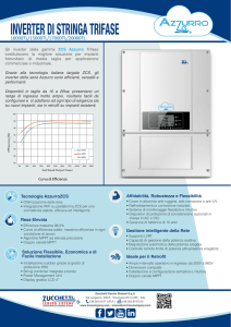Scheda tecnica Azzurro Trifase 10000TL-15000TL