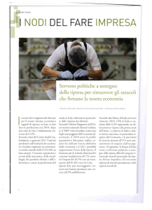 i nodi del fare impresa