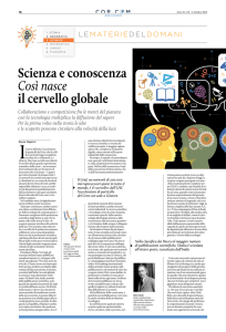 Scienza e conoscenza Così nasce il cervello globale