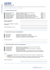Check list "Il mio microscopio dei desideri" Pratica