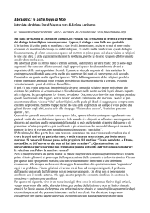 Ebraismo: le sette leggi di Noè