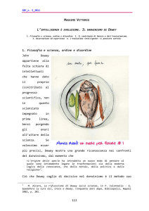 113 1. Filosofia e scienza, ordine e disordine John Dewey