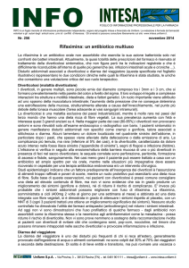 Rifaximina: un antibiotico multiuso
