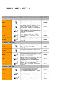 LISTINO PREZZI 06/2015