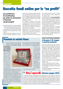 Raccolta fondi online per le “no profit”