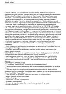Metodo Bobath - CentroMedicoRiabilitativo