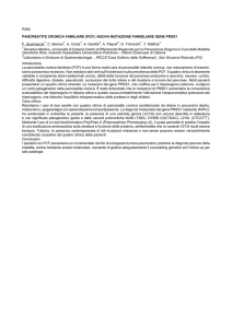 P265 PANCREATITE CRONICA FAMILIARE (PCF