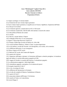 Storia - Liceo Scientifico Michelangelo