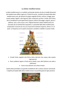 La dieta mediterranea - itetpiolatorre.gov.it