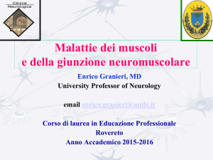 Malattie dei muscoli e della giunzione neuromuscolare