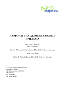 Rapporti tra alimentazione ed epilessia