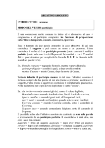 8) Ablativo Assoluto