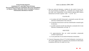 Prove di Chimica Fisica