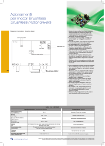 Azionamenti per motori Brushless Brushless
