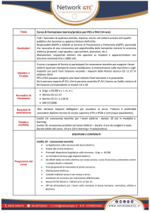 Corso di formazione teorico/pratico per PES e PAV