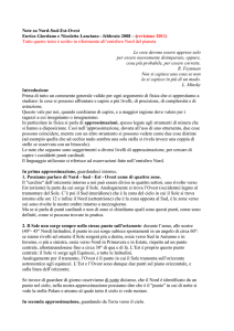 Note su Nord-Sud-Est-Ovest Enrica Giordano e