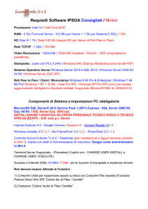 Requisiti Software IPSOA Consigliati / Minimi