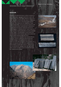 GEOLOGIA DELLA VALLE VERZASCA